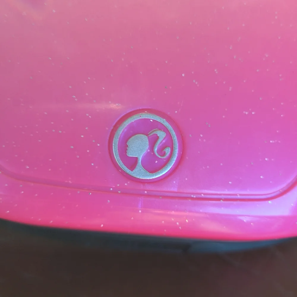 Barbie Glam Convertible Hot Pink‎ Car Used Toy Doll Ride Whip